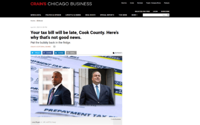 Your tax bill will be late, Cook County. Here’s why that’s not good news.